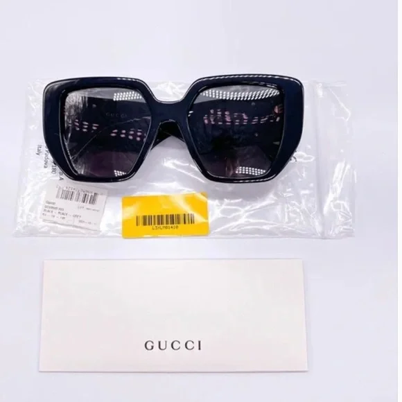 💯- NEW GUCCI GG0956S 003 BLACK SUNGLASSES GUCCI WOMEN’S EYEWEAR GUCCI GG095… - Picture 5 of 11